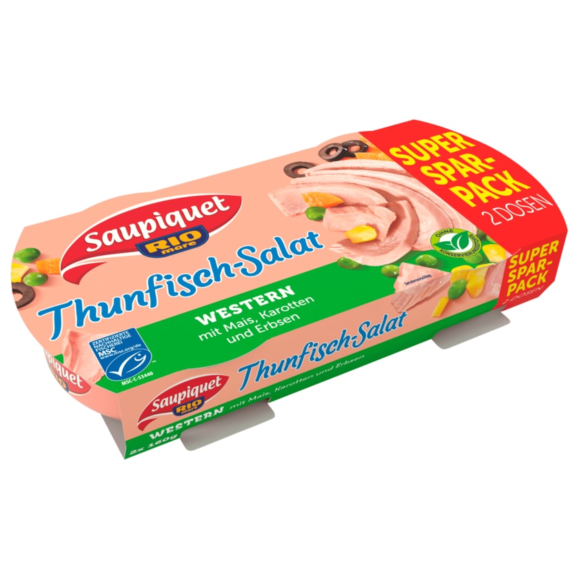 Saupiquet Thunfisch-Salat Western 2x160g